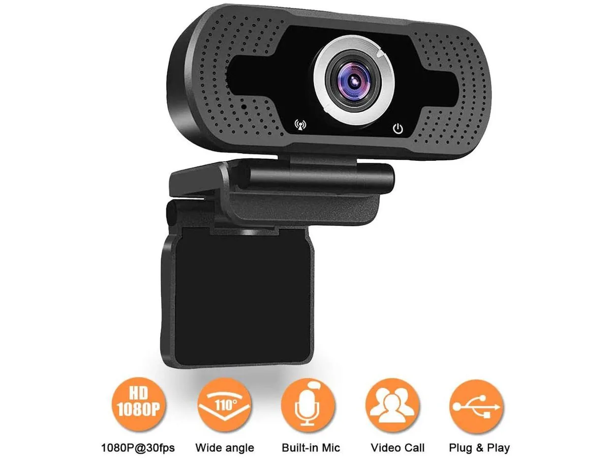 we we 1080p 110° Webcam Black USB 2.0 30 fps — product photo