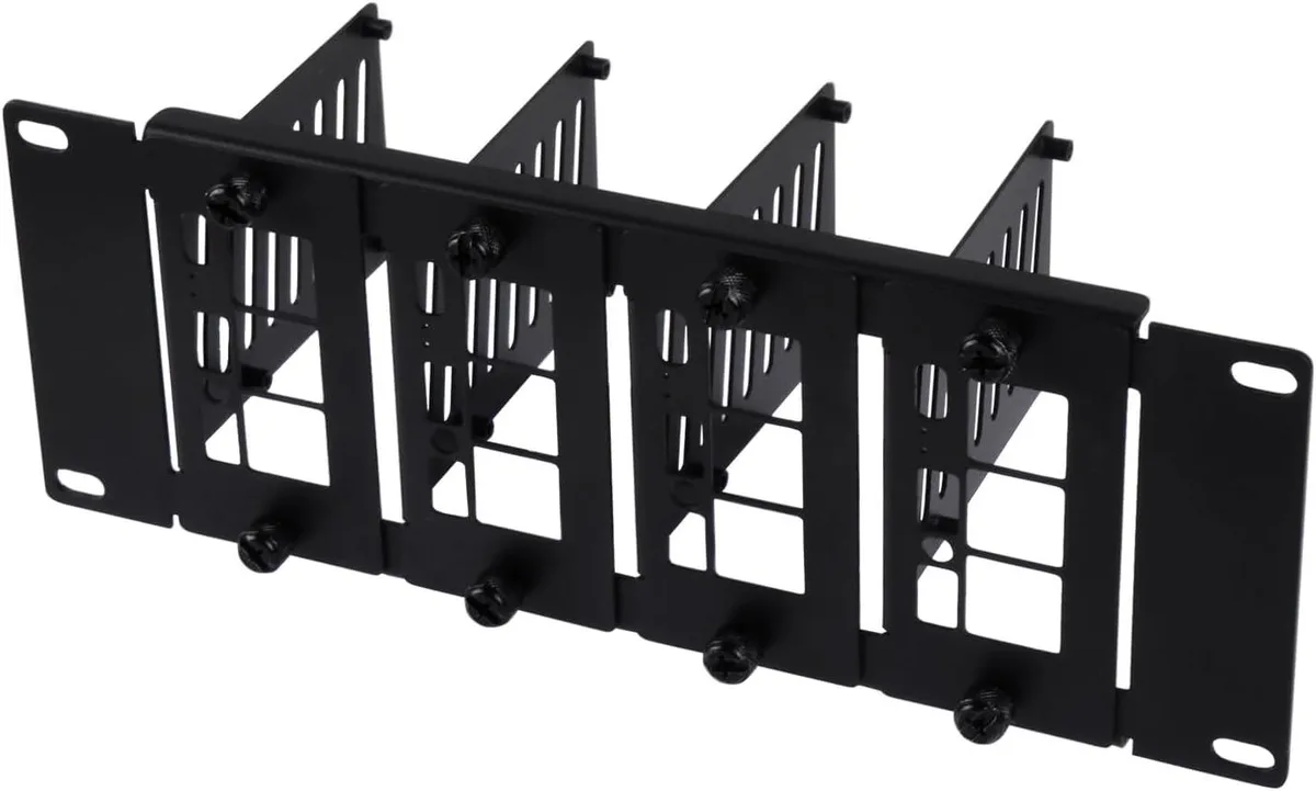 MCDODO MCDODO 10 inch 2U Rack Mount for Raspberry Pi 5/4B/3B+/3B with Removable Front Brackets — product photo