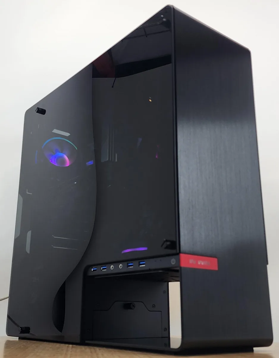 Custom Custom Ryzen 7 5700X RTX 4060 Ti 16GB 1TB NVME Asetek 120mm AIO INWIN 904 gaming PC — product photo