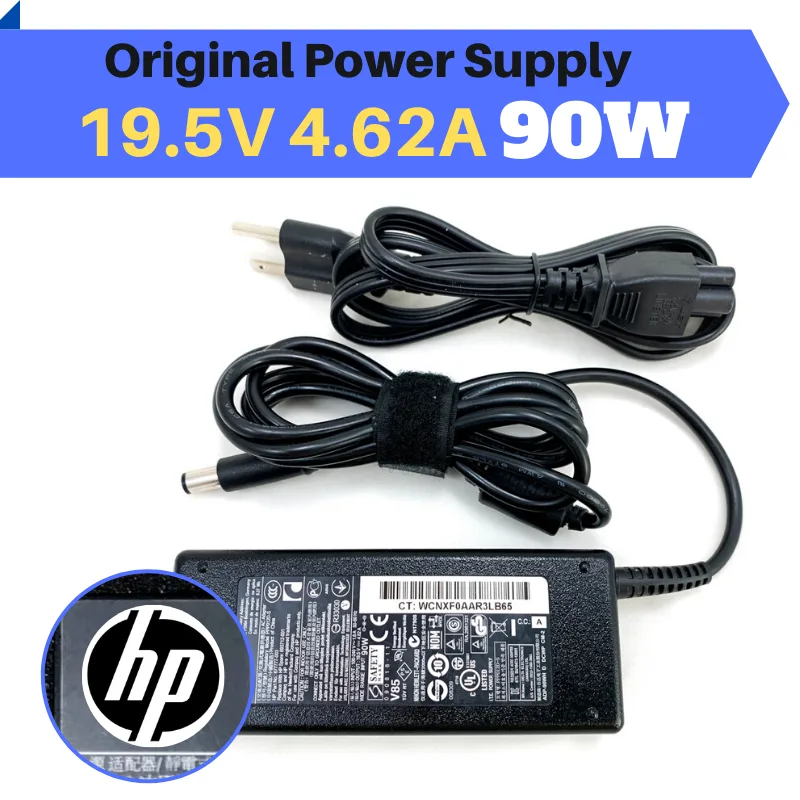 HP HP 90W 19.5V 4.62A 7.4x5mm AC adapter 756414-003 — product photo