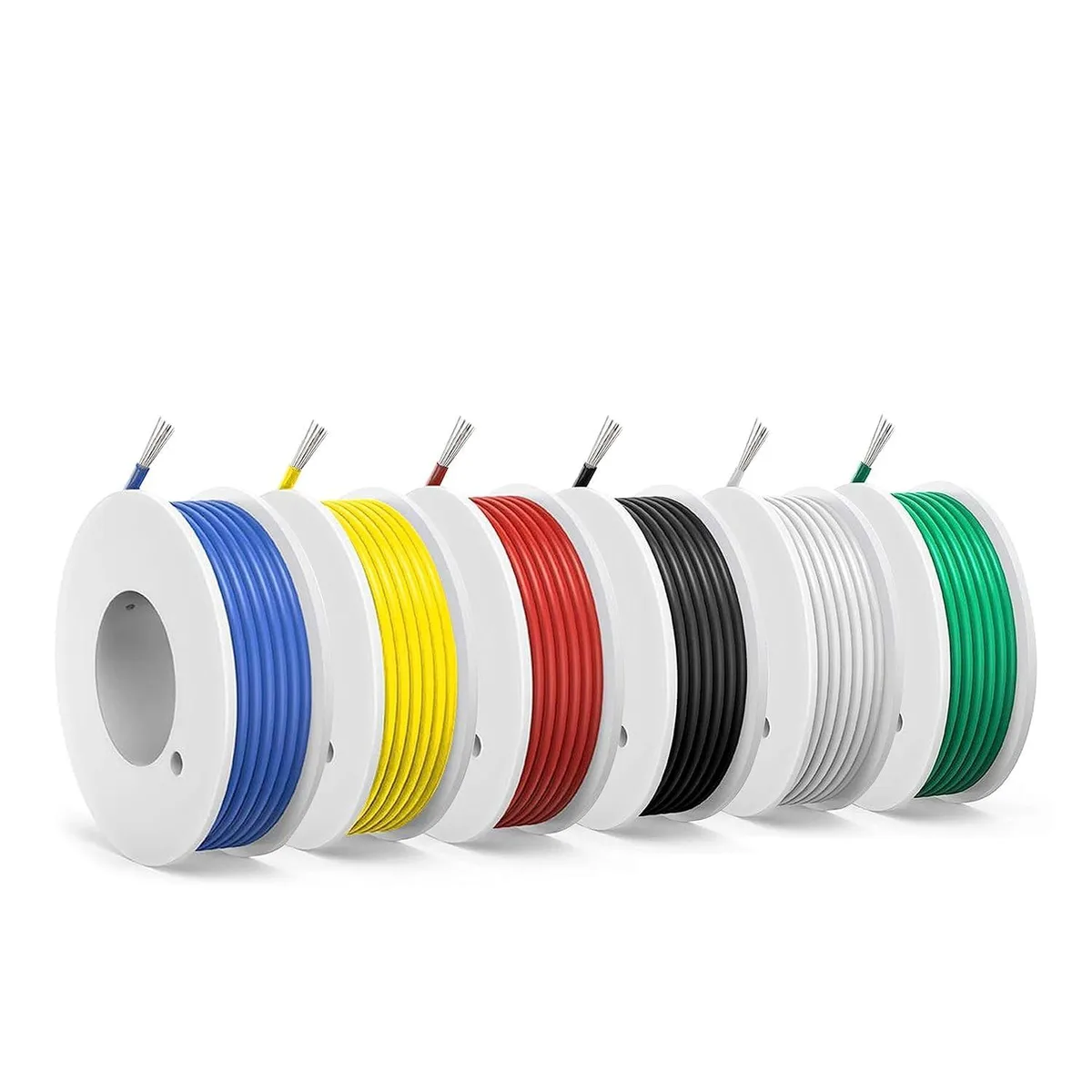  RCA 24 AWG PVC Electrical Wire 14 AWG Copper 50 ft 6 Colors with Accessories — product photo