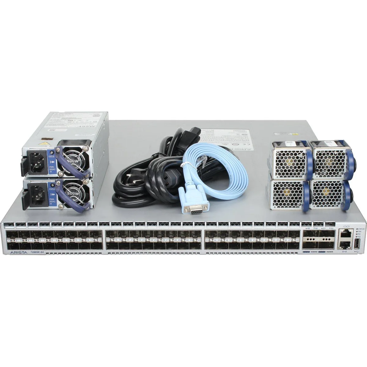 Arista Networks, Inc. Arista Networks, Inc. DCS-7280SE-64-R network switch 48 x 1/10GbE SFP+ 4 x 40GbE QSFP+ — product photo