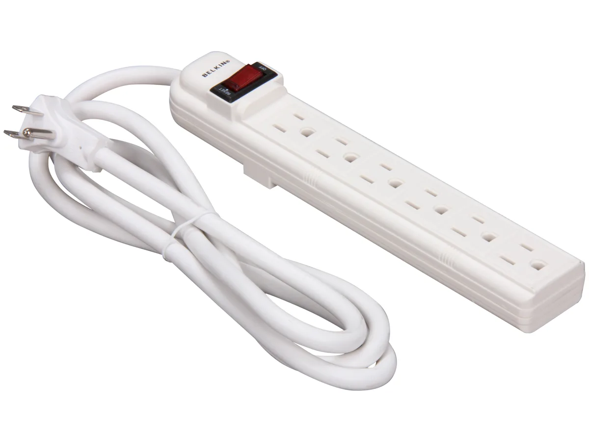 Belkin Belkin F9P609-05R-DP 6-Outlet Power Strip 5 ft Cord — product photo