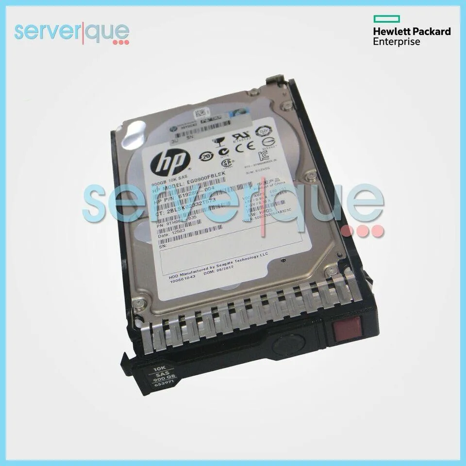 HPE HPE 652589-B21 900GB 10000 RPM SAS 2.5 internal hard drive — product photo