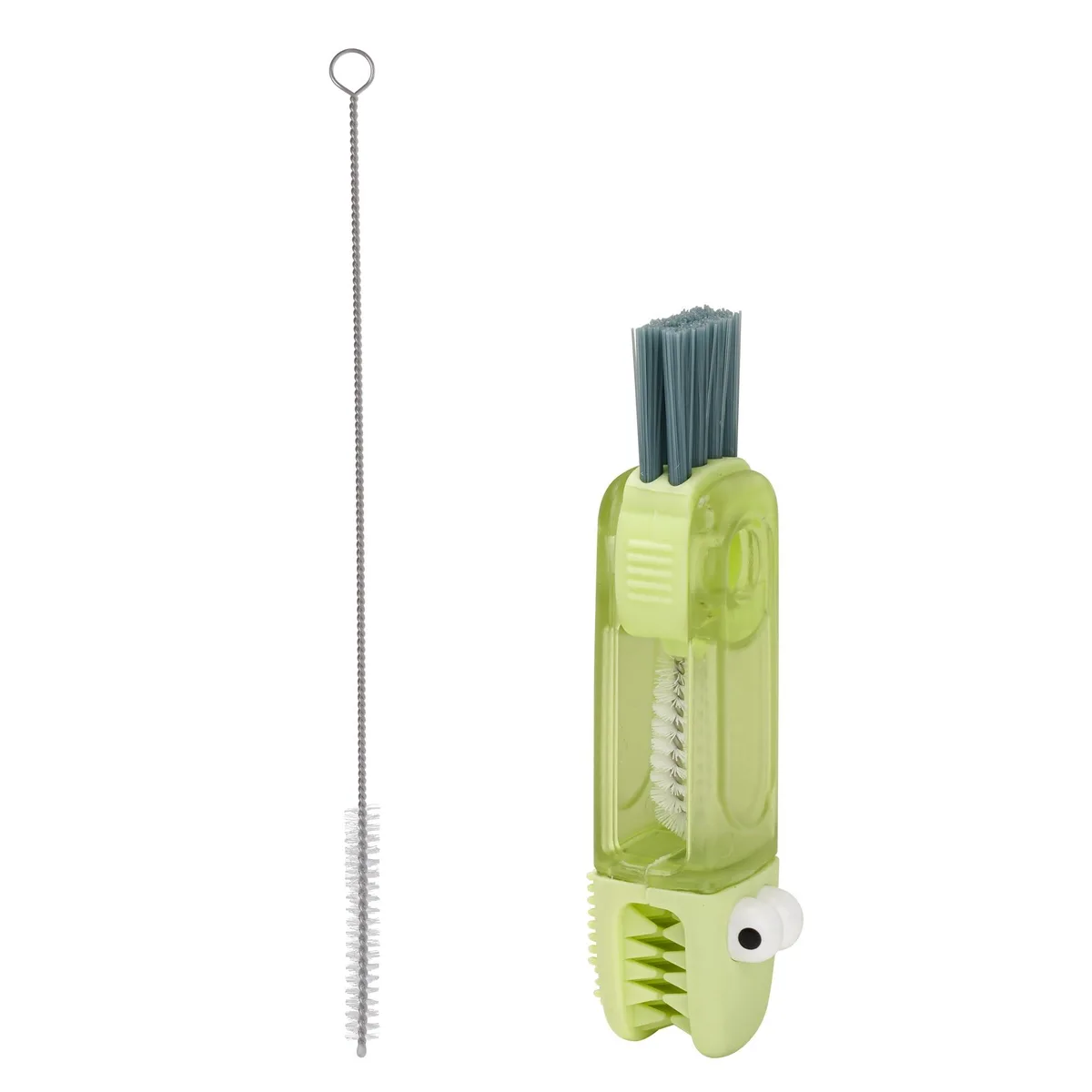 Two-pack cup cleaning kit with 4-in-1 brush and 11.8-inch straw cleaner