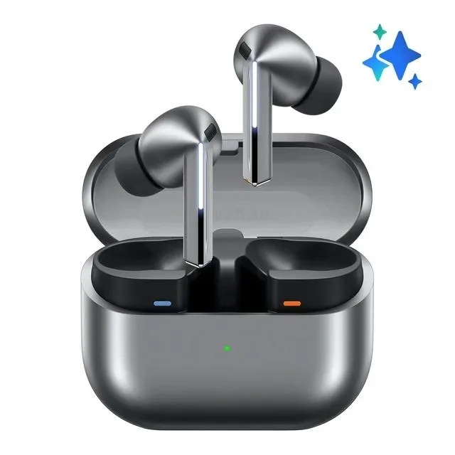 SAMSUNG SAMSUNG Galaxy Buds3 Pro Silver 24h charging case — product photo