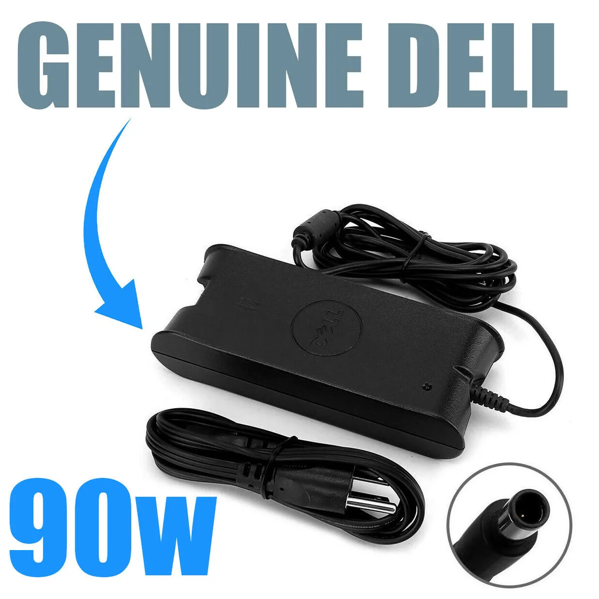 DELL DELL PA-10 PA-1900-02D Latitude 90W 19.5V 4.62A 9T215 w/PC power adapter — product photo
