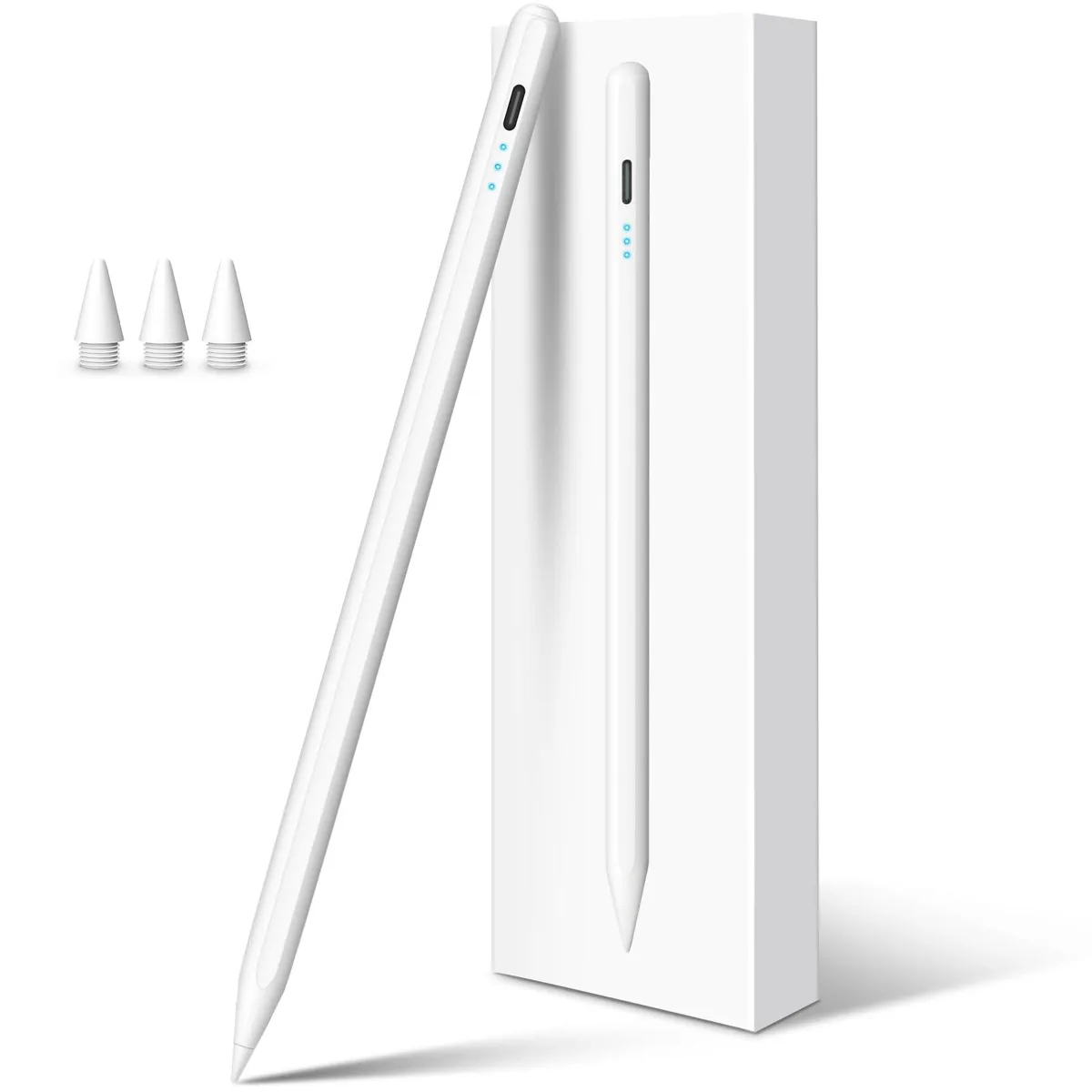  DIGIROOT Stylus White 1.5mm Tip USB-C 13min Charge — product photo