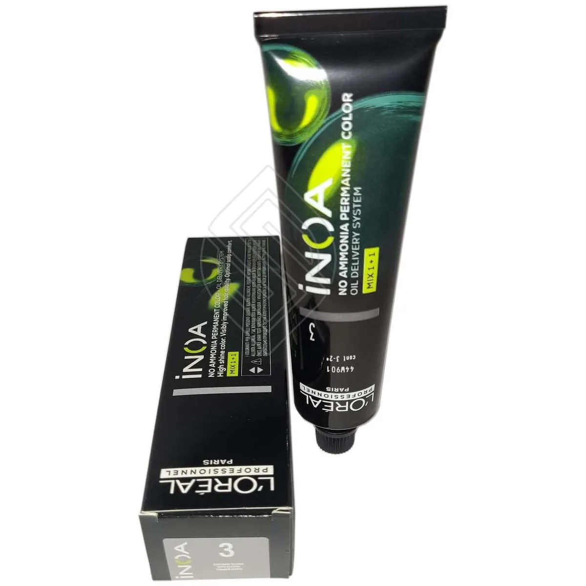 L'Oreal L'Oreal Inoa #3 Dark Brown Ammonia Free Permanent Hair Color 60g — product photo