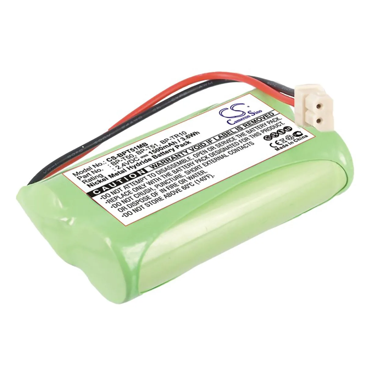 Cameron & Co Cameron & Co DS-CS-BPT51MB 2.4V 1500mAh Ni-MH Battery Green — product photo