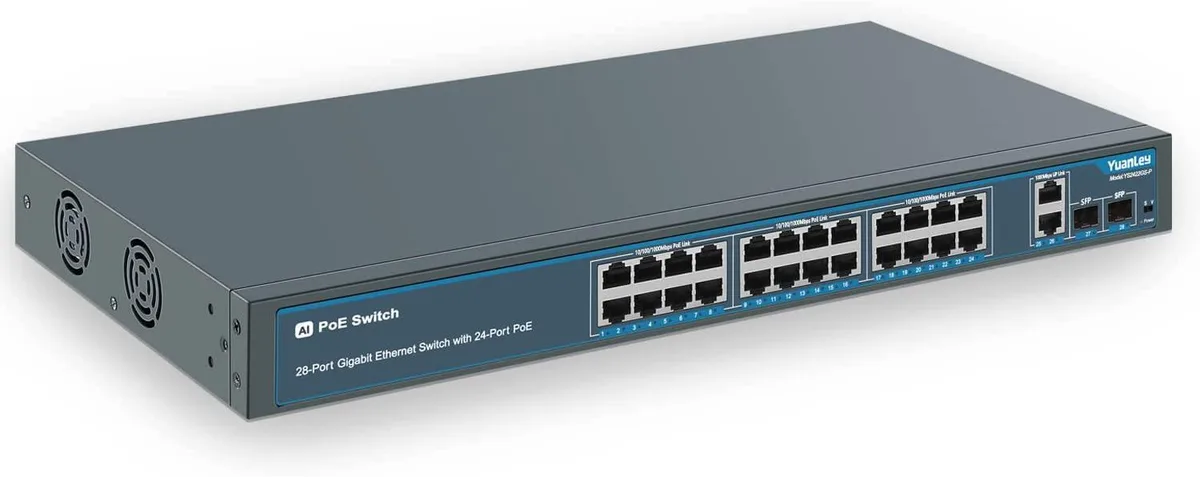 Thinkstar Thinkstar 24 Port PoE Gigabit Switch 28 Port 400W — product photo