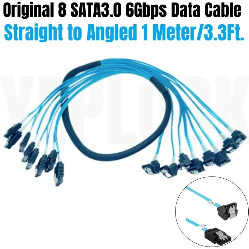 YEPLOOK YEPLOOK 8 SATA 3.0 3.3Ft Straight to Angled Cable — product photo
