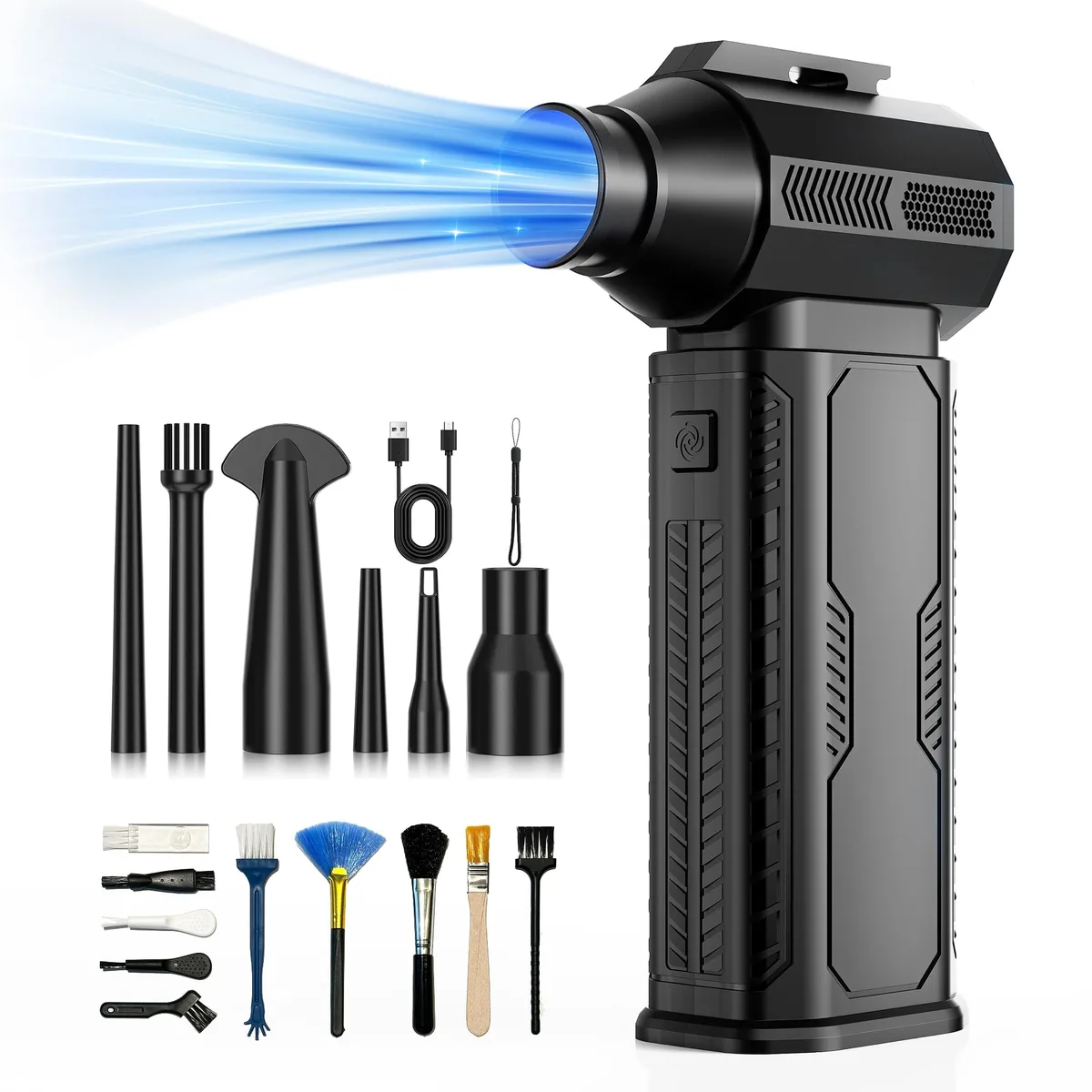  ZOAIVR 130,000RPM Cordless Electric Air Duster 8000mAh 4-Gear Blower — product photo