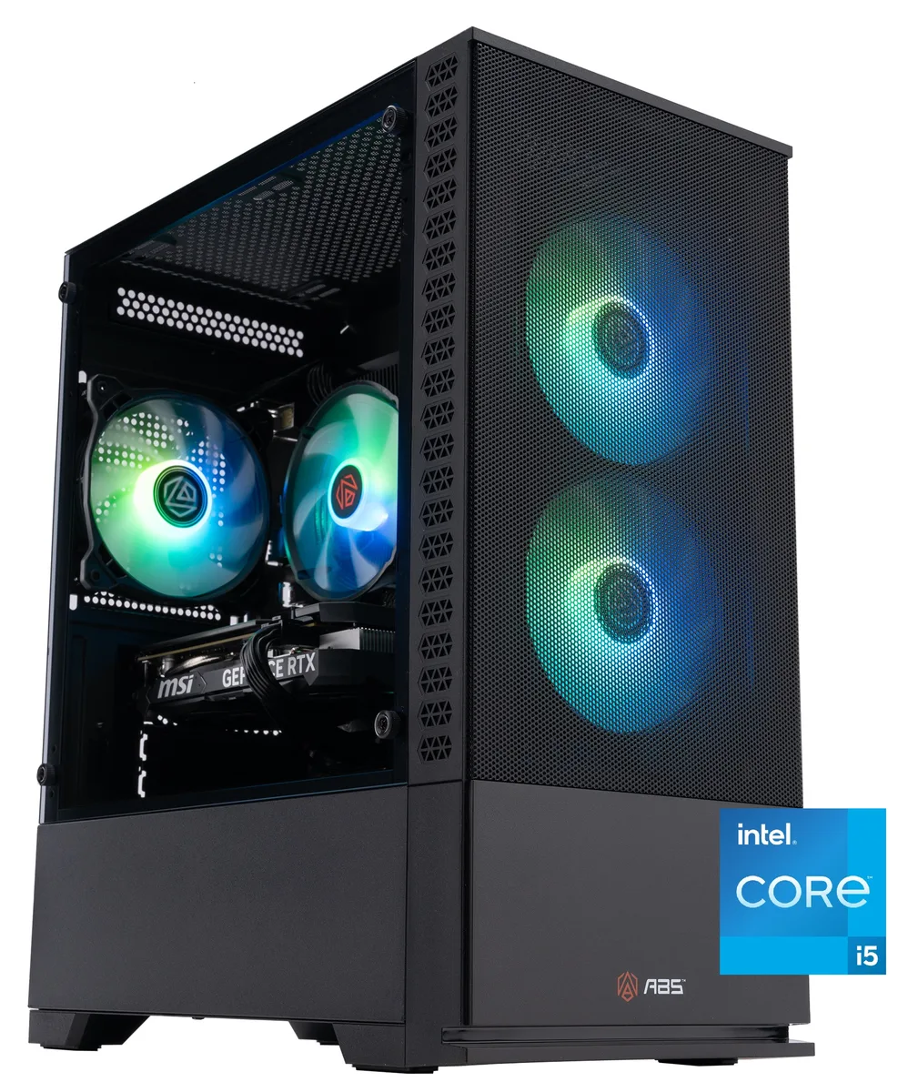 ABS ABS Cyclone Aqua Gaming PC CA14400F4060#580 i5-14400F RTX 4060 32GB 1TB — product photo