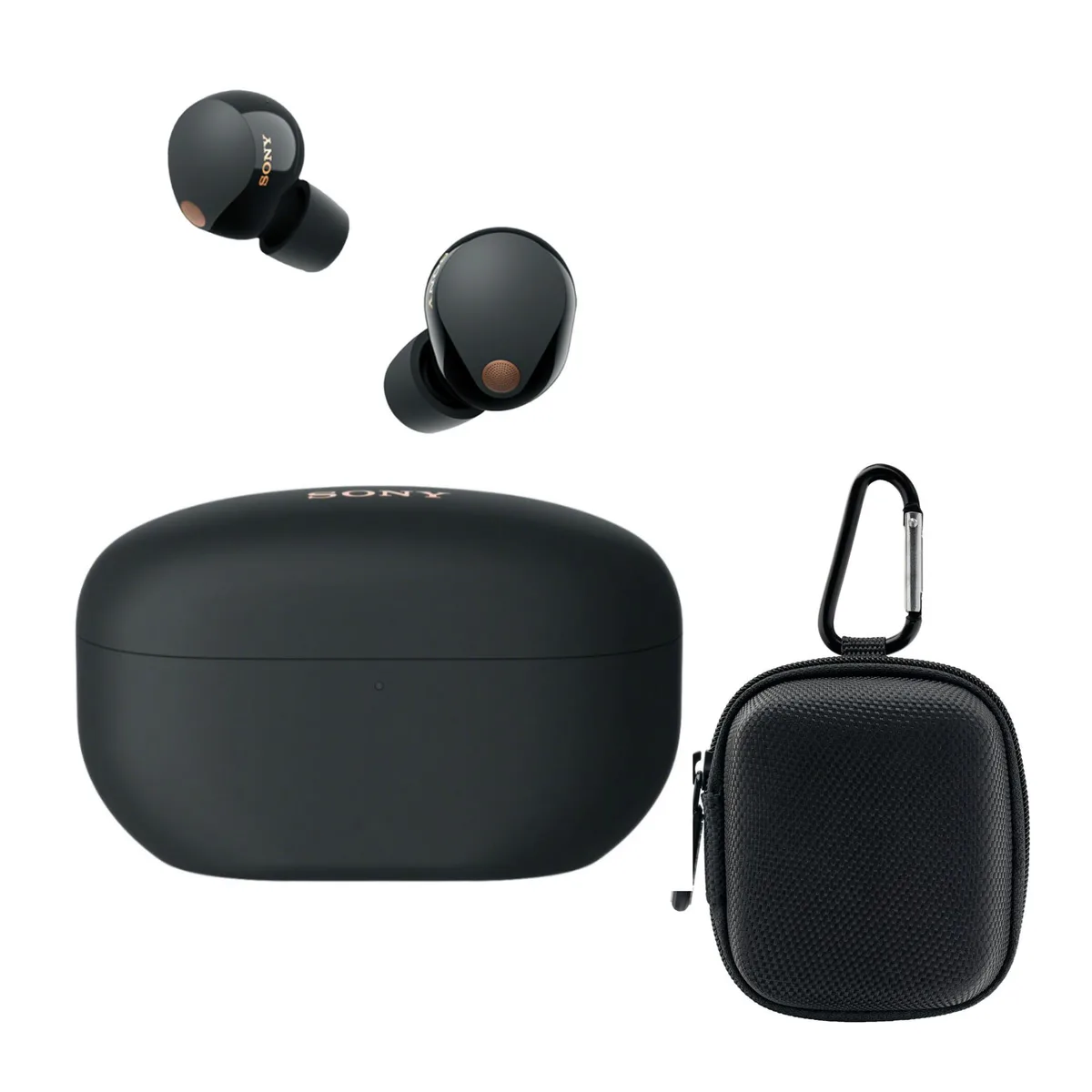 Sony Sony WF-1000XM5 Wireless Noise Cancelling Earbuds Black with Case — product photo