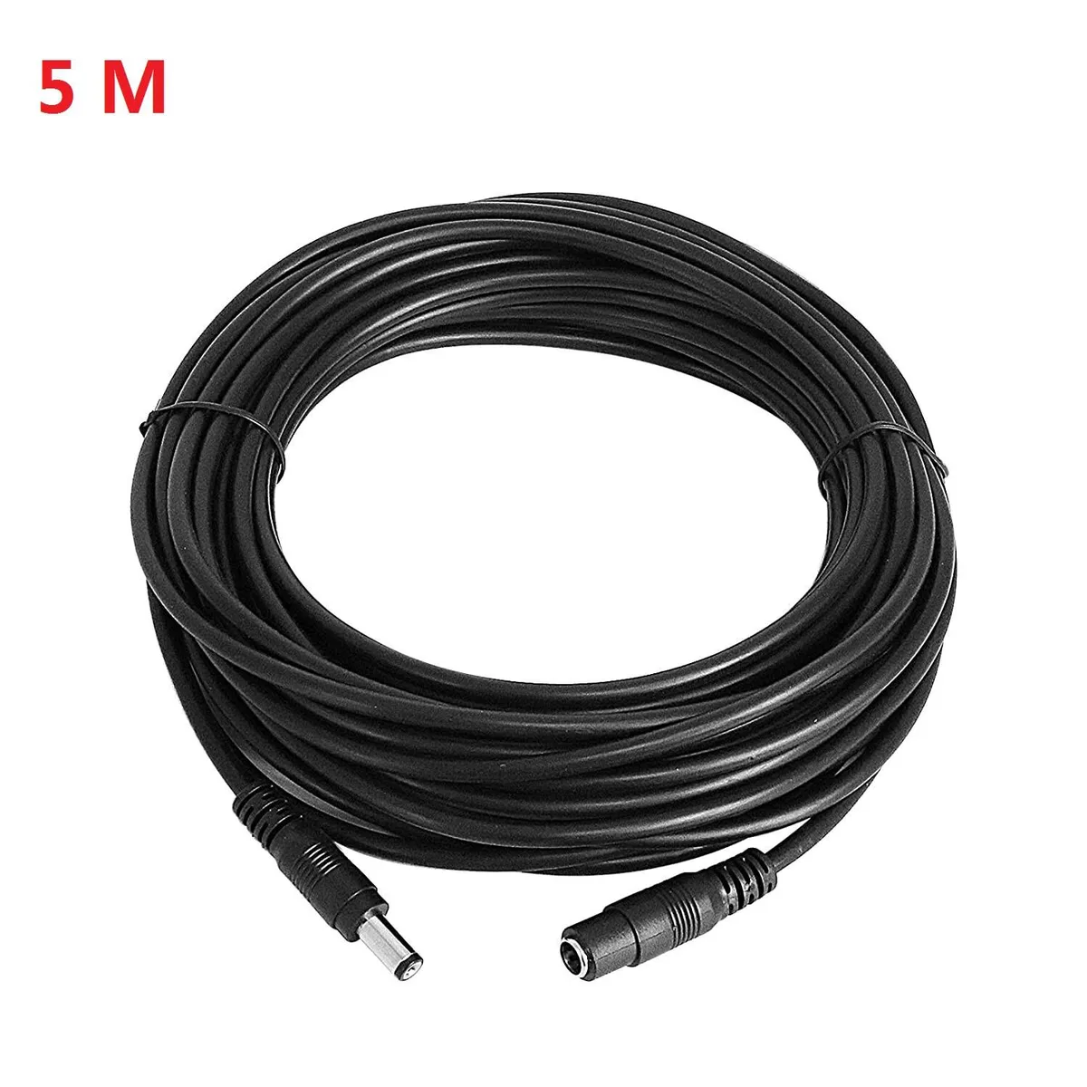 Hiseeu Hiseeu 15 ft 5.5 mm x 2.1 mm 12 V DC Power Extension Cable — product photo