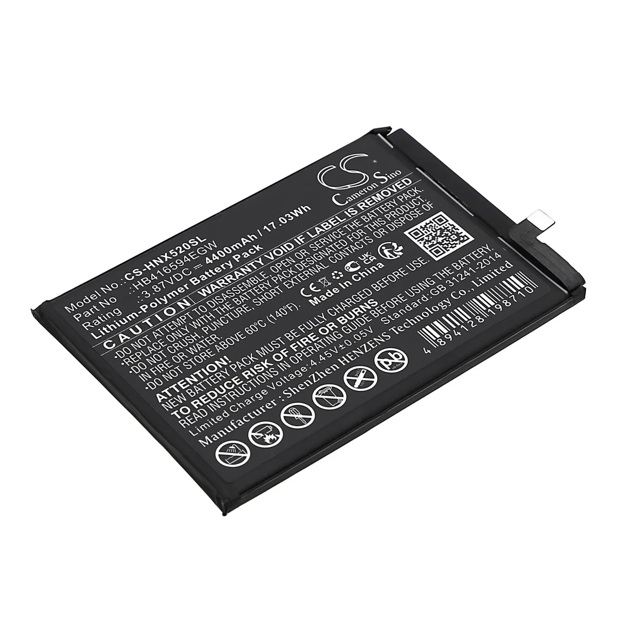  Cameron Sino Honor X50i 5G CRT-AN00 Battery HB416594EGW 4400mAh — product photo