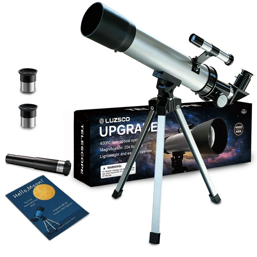 Luzsco 50mm 100x Telescope with Tripod & Eyepieces — product photo