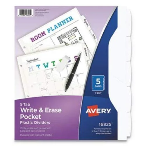 Avery Avery AVE16826 8 Erasable Tab Dividers — product photo
