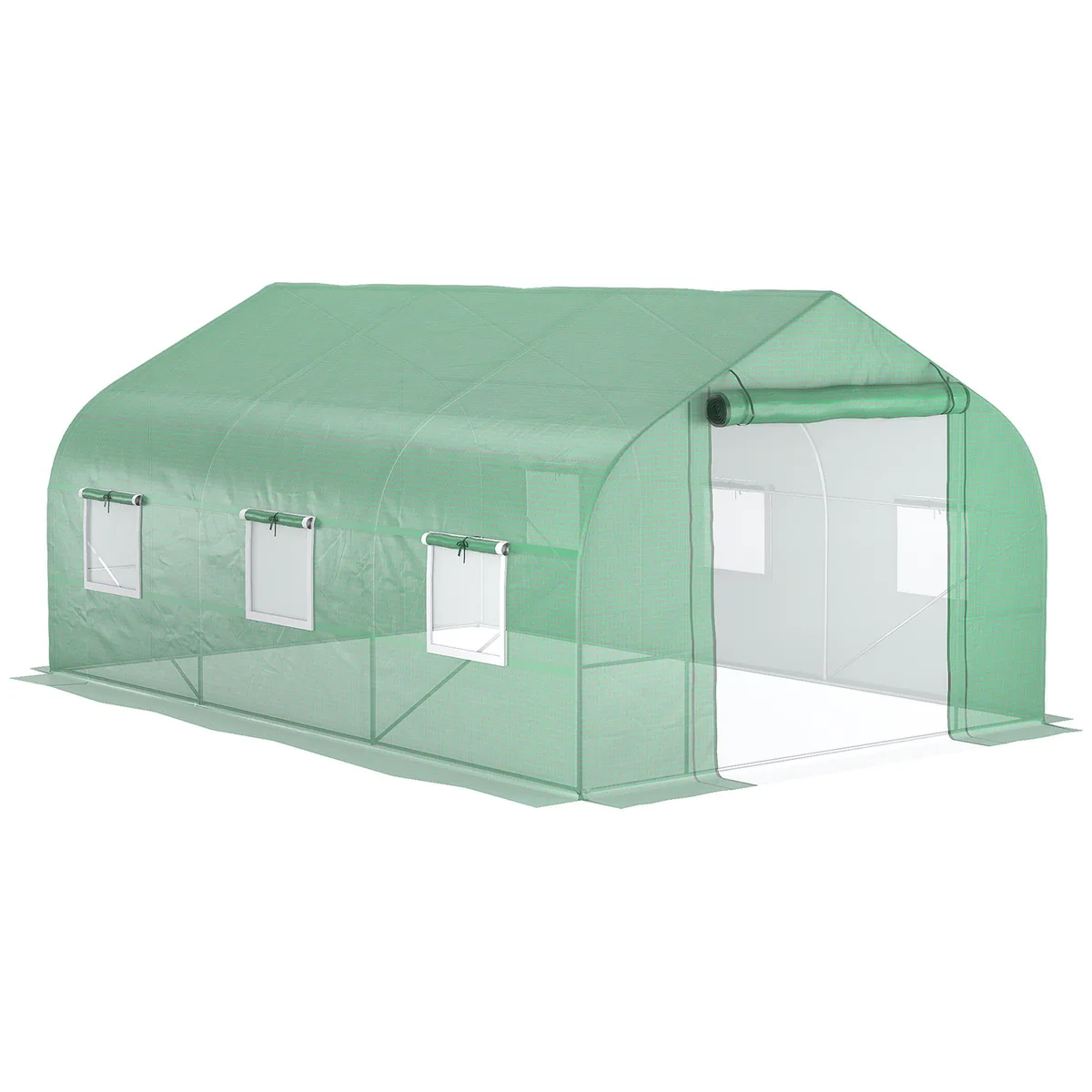 tuphen tuphen 11.5' x 10' x 7' Walk-in Greenhouse Trellis Green — product photo
