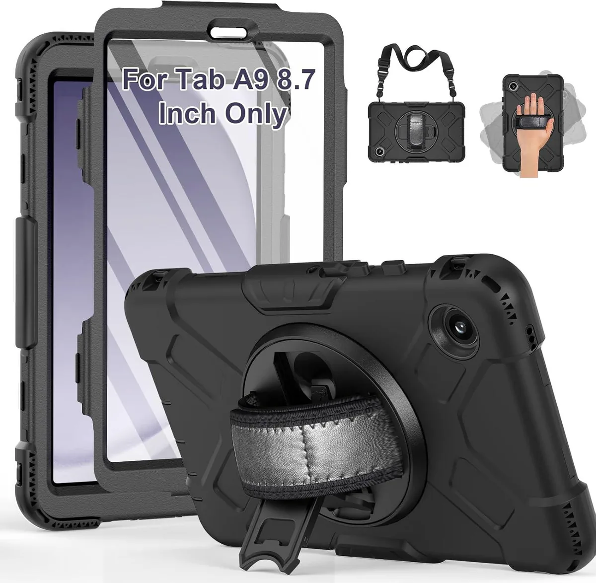BONAEVER BONAEVER SM-X110/SM-X115/SM-X117 laptop case with screen protector hand strap shoulder strap pen holder — product photo