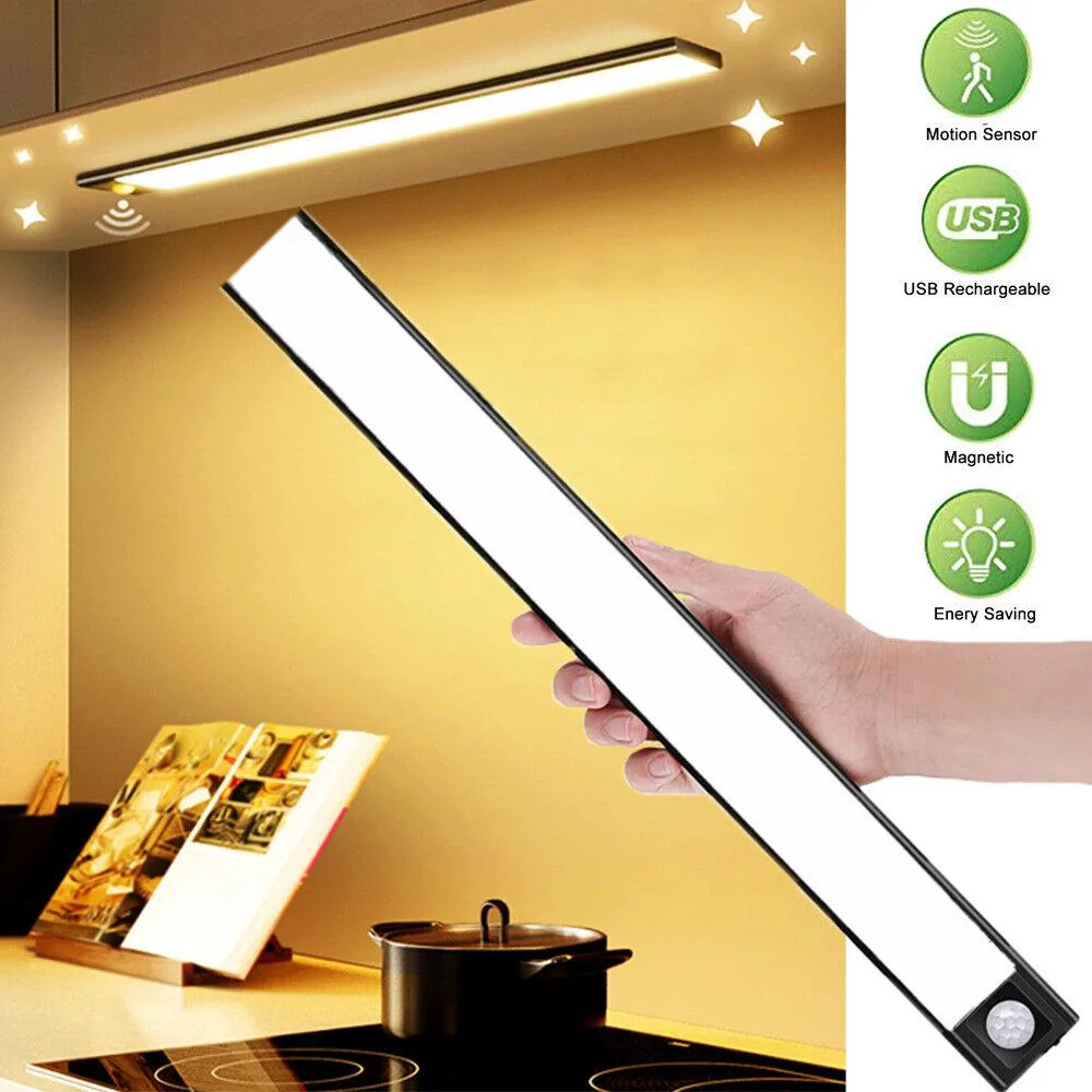 TROPRO TROPRO LED Motion Sensor Cabinet Light 15.7inc Black — product photo