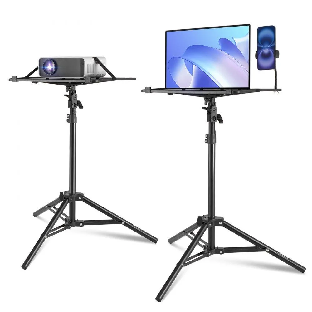 VEVOR VEVOR Projector Laptop Tripod Stand 26.97-63 in Tray Phone Holder — product photo