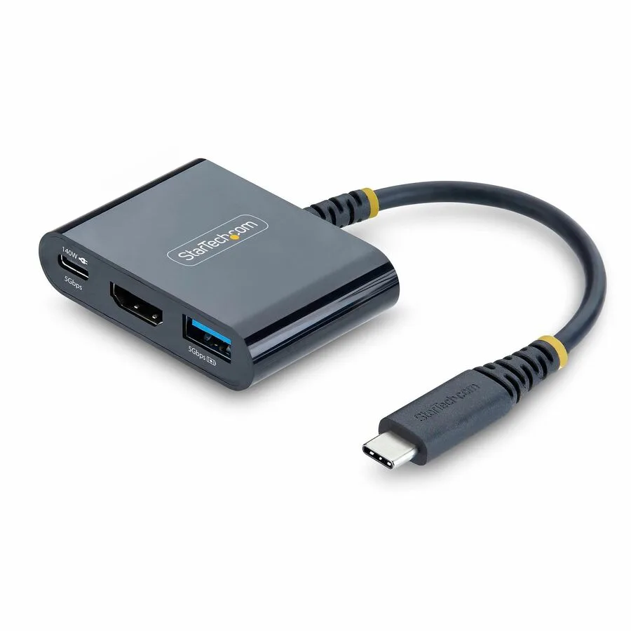 STARTECH STARTECH 168B-USBC-MULTIPORT usb converter 4K 60Hz HDMI 140W PD 3.2 USB-A 5Gbps — product photo