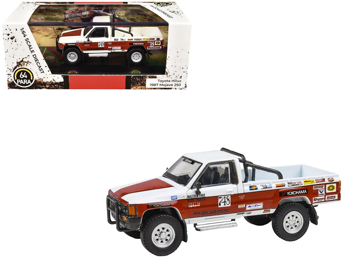 Paragon Paragon Toyota Hilux Pickup #748 Malcolm Vinje - Mark Hansen Mojave 250 1987 1/64 Diecast — product photo