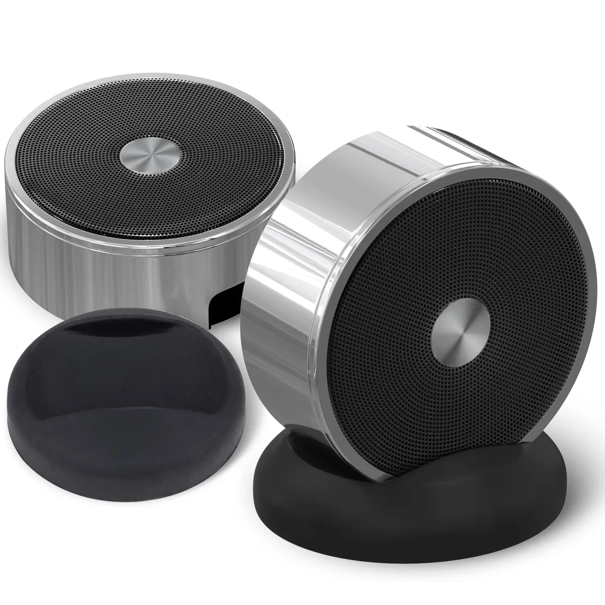  Wireless Speaker Pair LRT 879 Chrome 10 watts 2.0 3.0 in — product photo