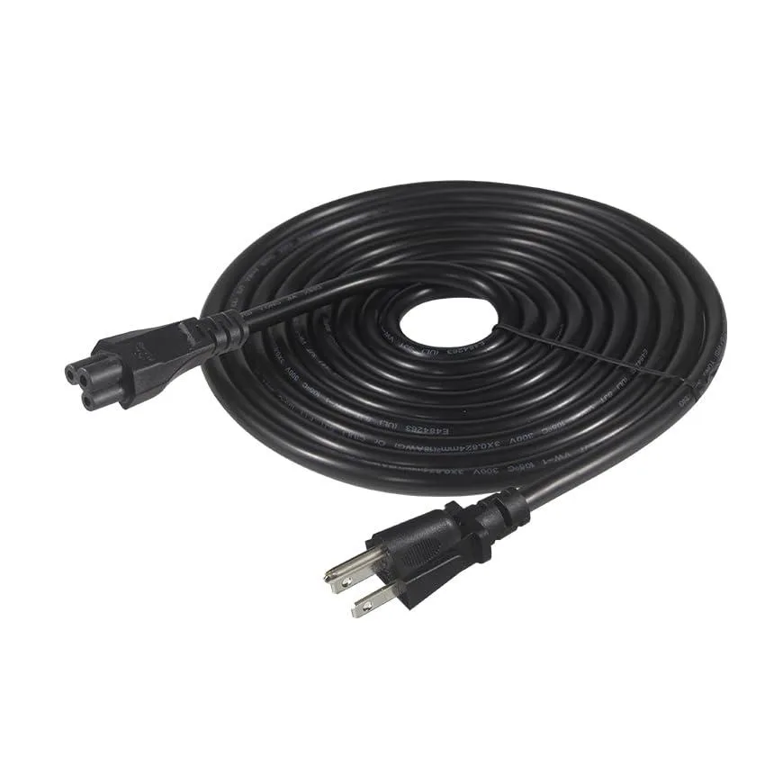  QIUCABLE 3-Slot AC Power Cord for Laptop — product photo
