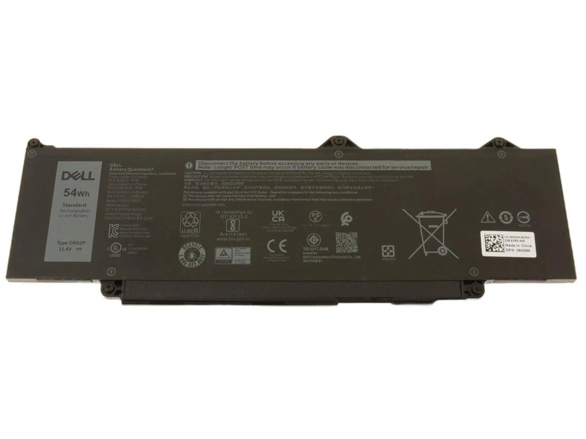 DELL DELL DR02P 54Wh 11.4V 3-Cell Li-ion Camera Battery — product photo