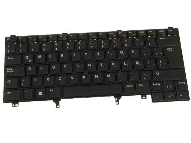 DELL DELL Spanish Keyboard K202P Latitude E5430 E6430 E6330 Non-Backlit laptop replacement part — product photo