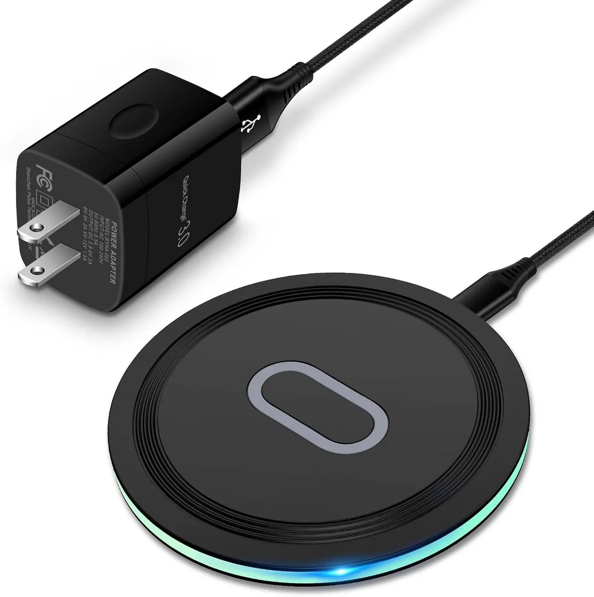 lelisten lelisten Wireless Charger Kit 15W Samsung 7.5W iPhone QC 3.0 18W Adapter — product photo