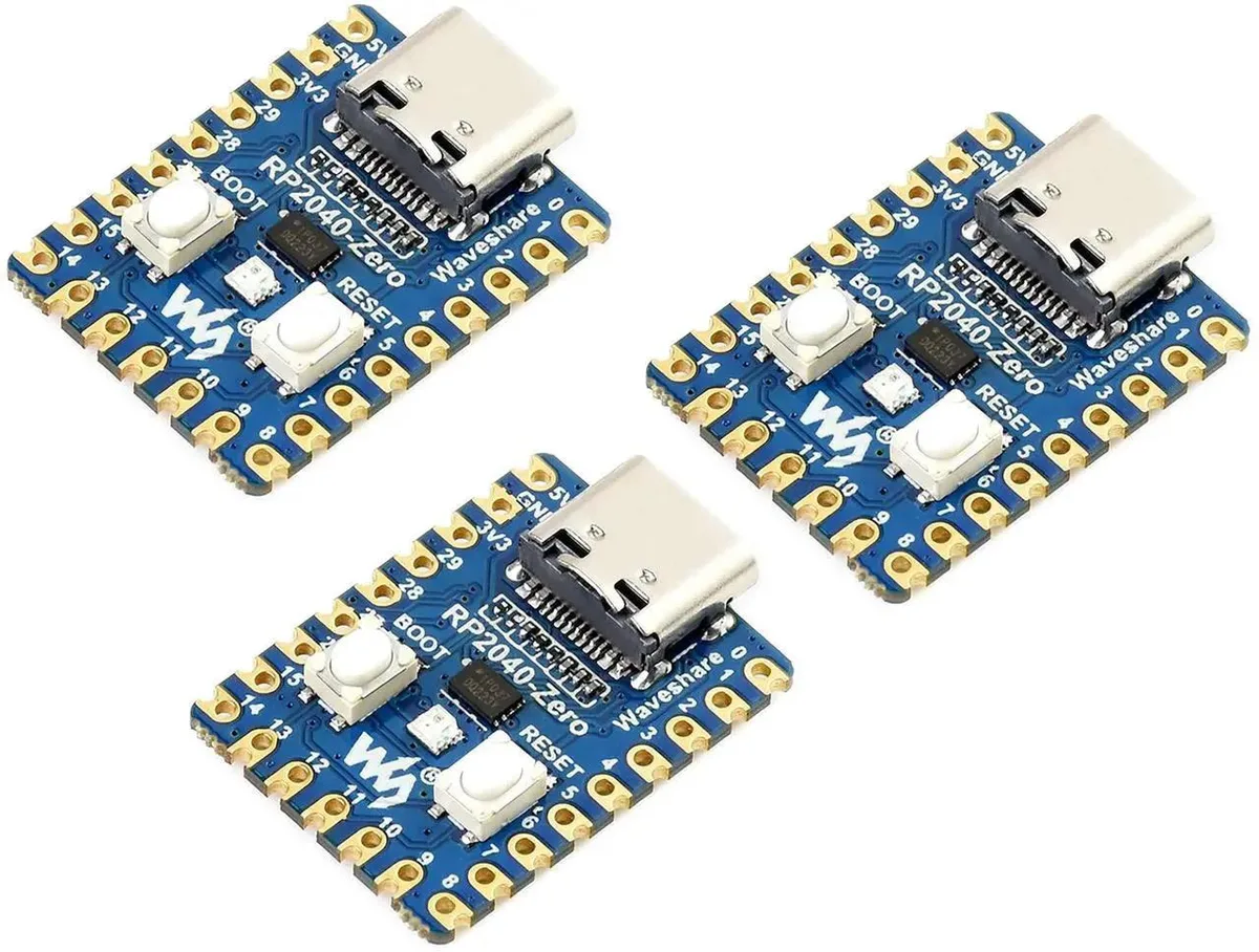 SMUGDESK SMUGDESK RP2040-Zero Mini Development Boards 3 Pack — product photo