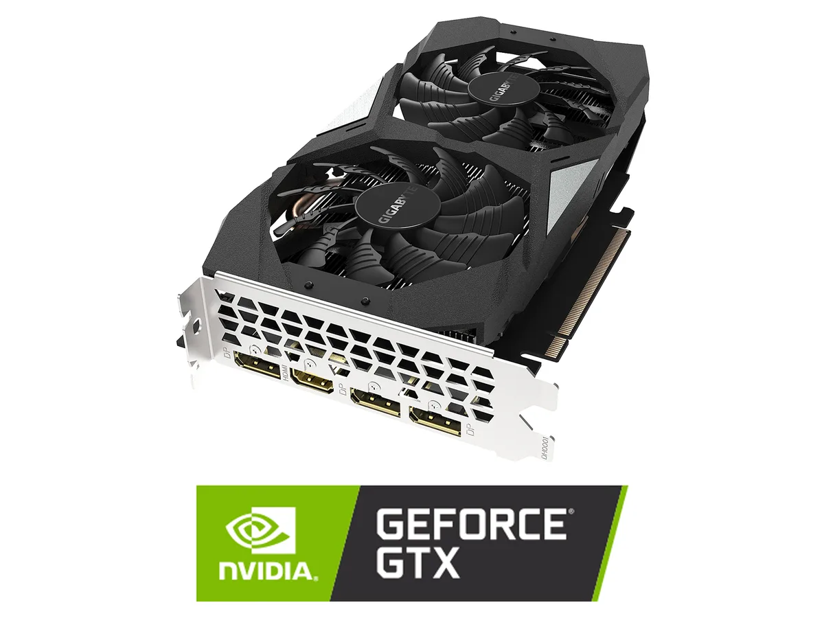 GIGABYTE GIGABYTE GV-N166TOC-6GD GeForce GTX 1660 Ti OC 6GB GDDR6 graphics card — product photo
