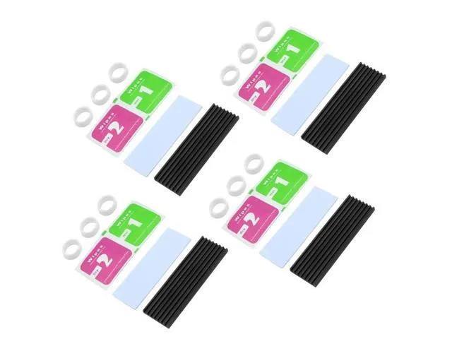 ORVIX ORVIX M.2 NVME Heatsink Aluminium 4pcs Black 70x22mm — product photo