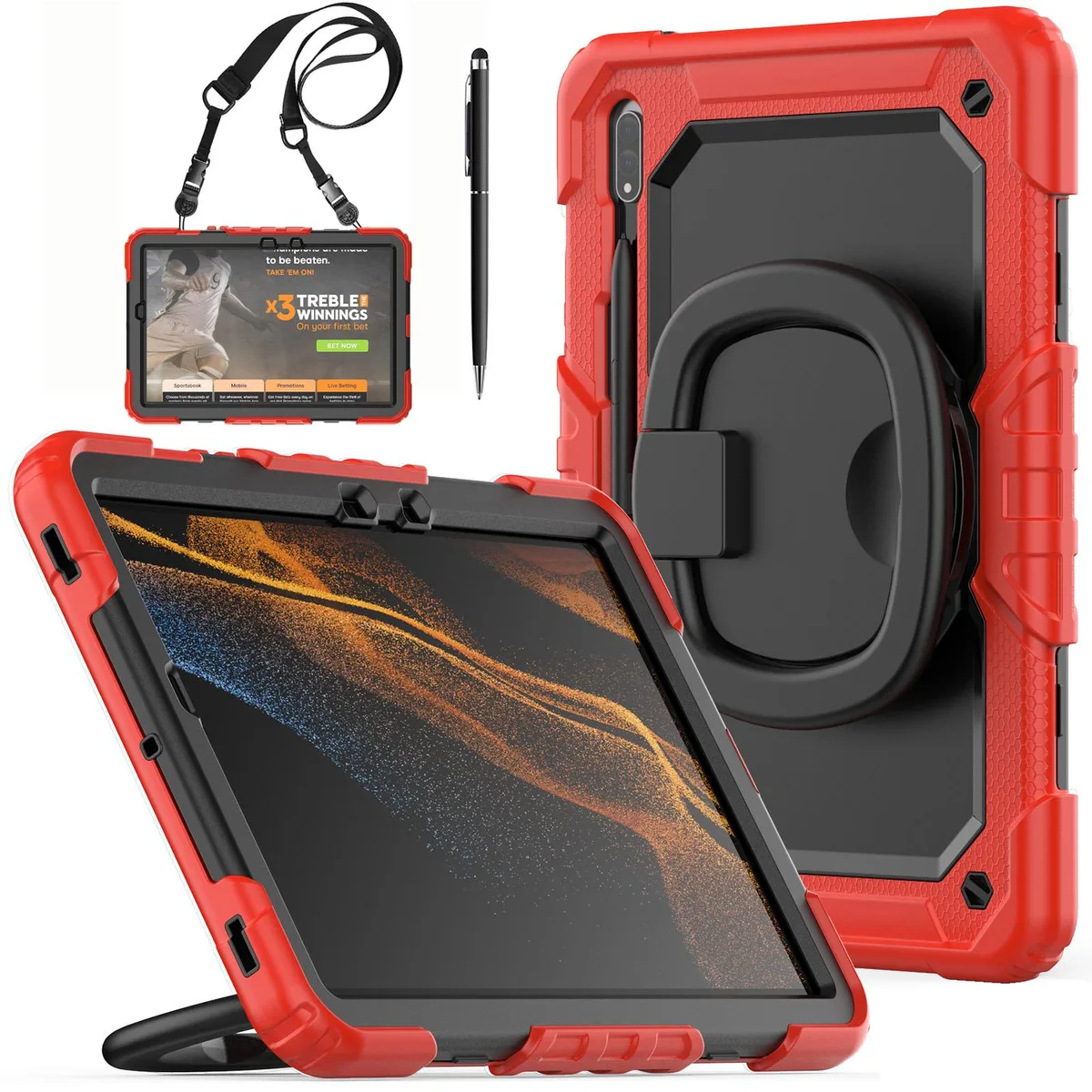 BONAEVER BONAEVER SM-X700/SM-X706 laptop case Red — product photo