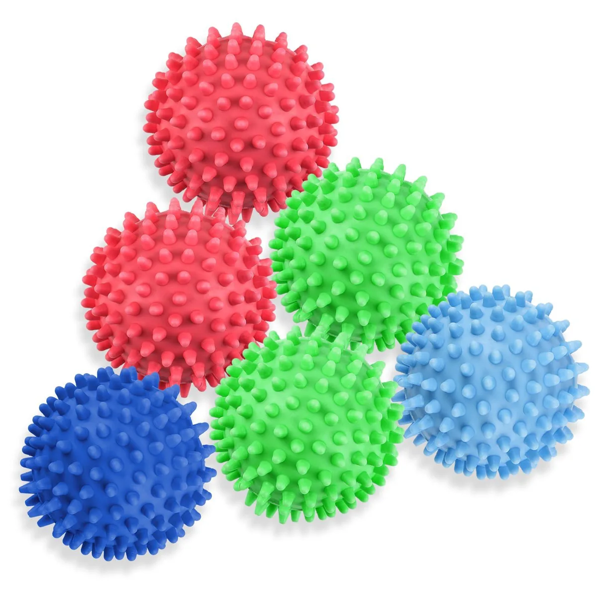  PEASUG XMKJ1280 6 Pcs Dryer Balls 2.4 Inch fabric craft — product photo