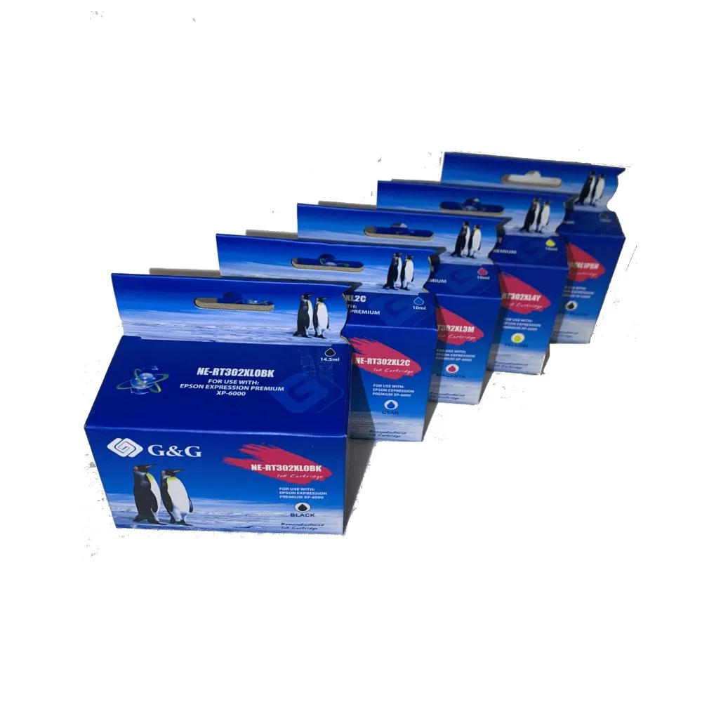 Ninestar Technology Ninestar Technology 302XL 5 Pack High-Yield Ink Cartridges — product photo