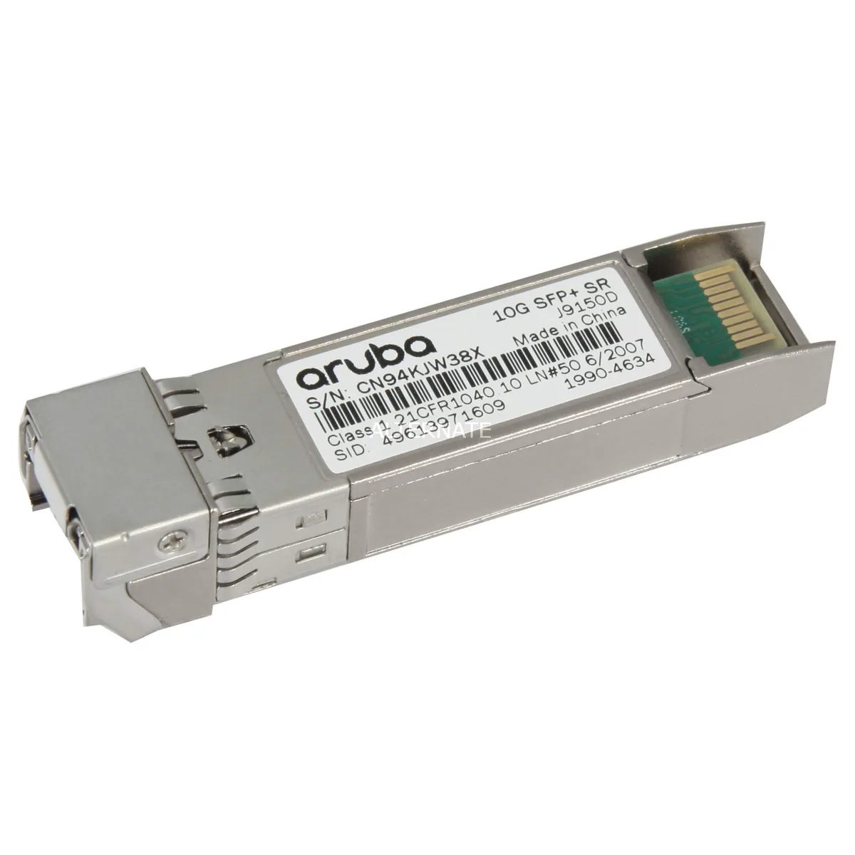 HPE HPE J9150D 10 Gbps SFP+ SR 300m MMF transceiver — product photo