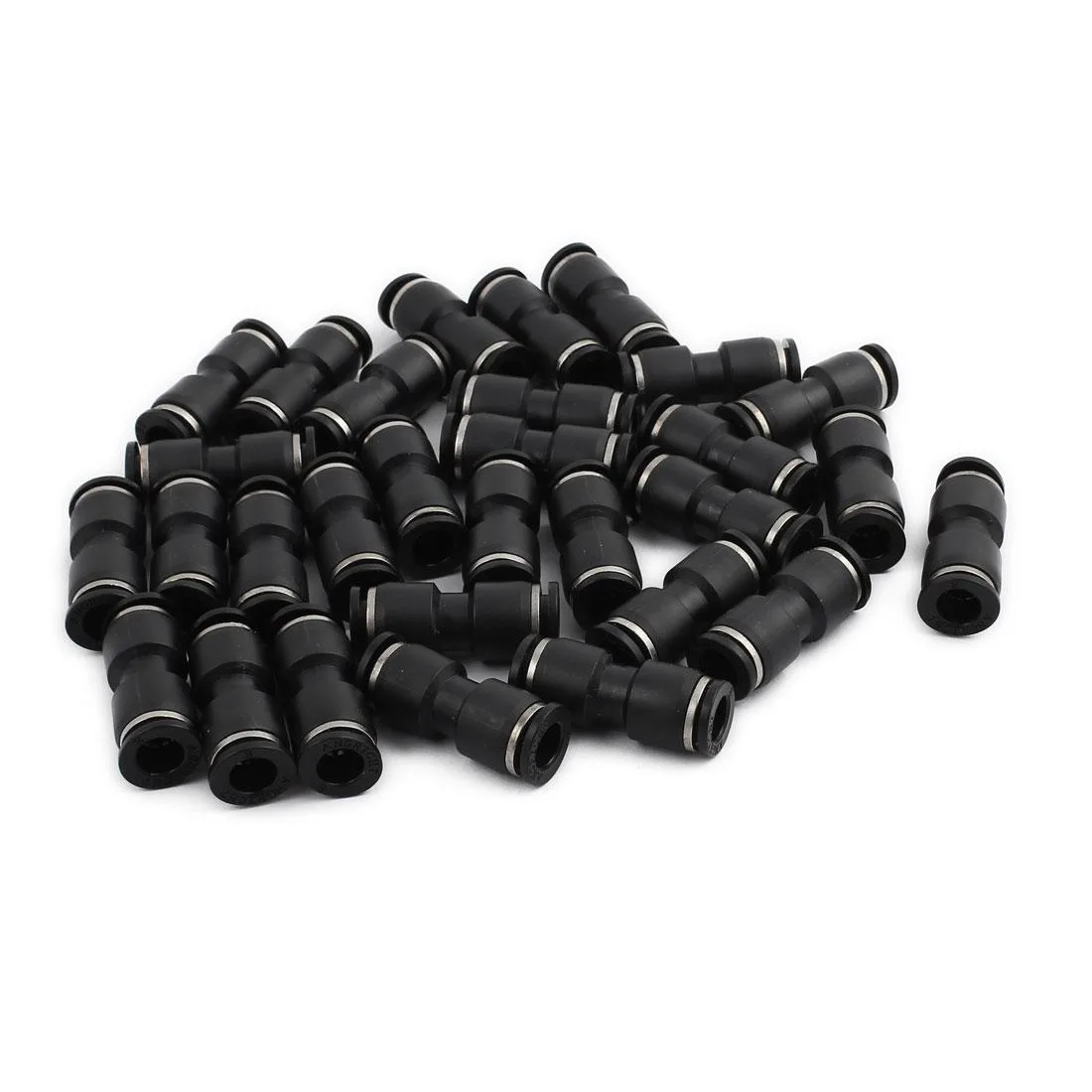 Unique-Bargains Unique-Bargains 30 Pcs Pneumatic 2-Way Quick Fitting 8 mm Tube — product photo