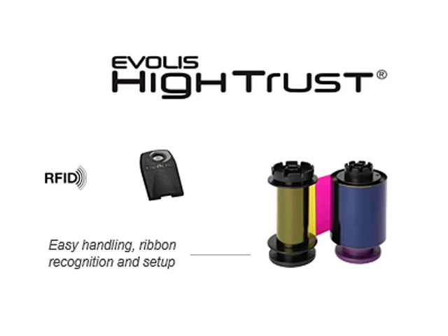 Evolis, Inc Evolis, Inc RT5F011AAA Avansia YMCKK RT Color Ribbon 400 Prints pos accessory — תמונת המוצר