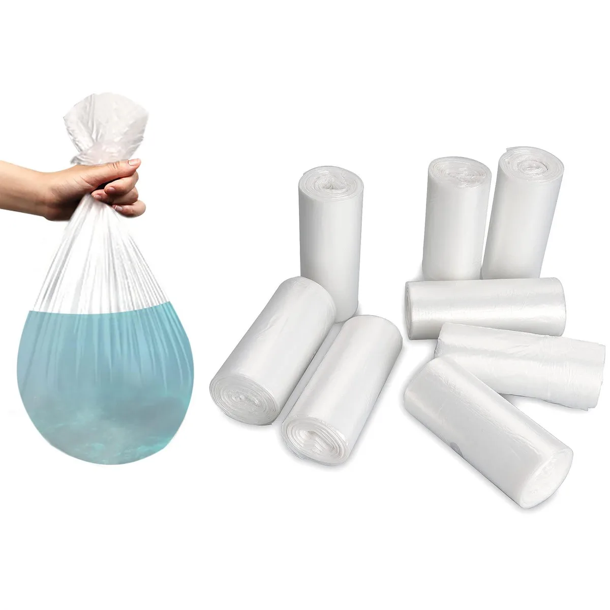  King Trash bags mini 0.5 Gal Clear 240 pcs — product photo