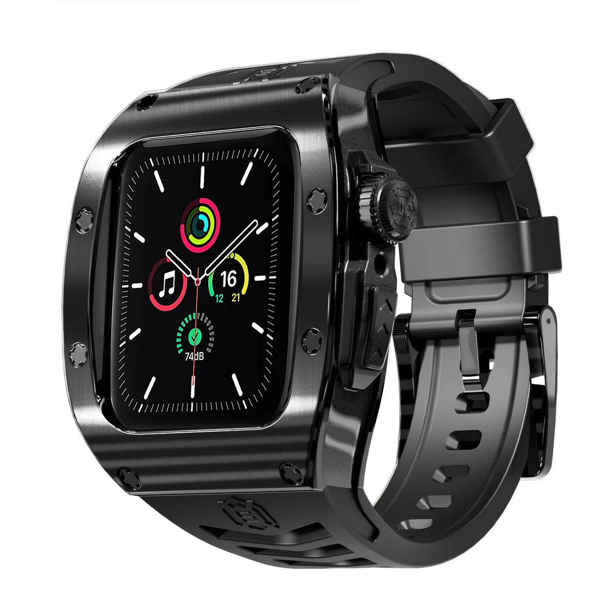 BONAEVER BONAEVER Mod Kit Stainless Steel Case 45mm/44mm Black — product photo