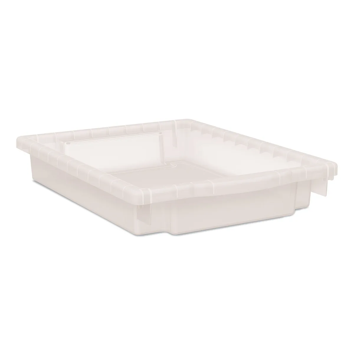 HON HON Flagship Storage Bin 12.75" x 16" x 3" Translucent White — product photo