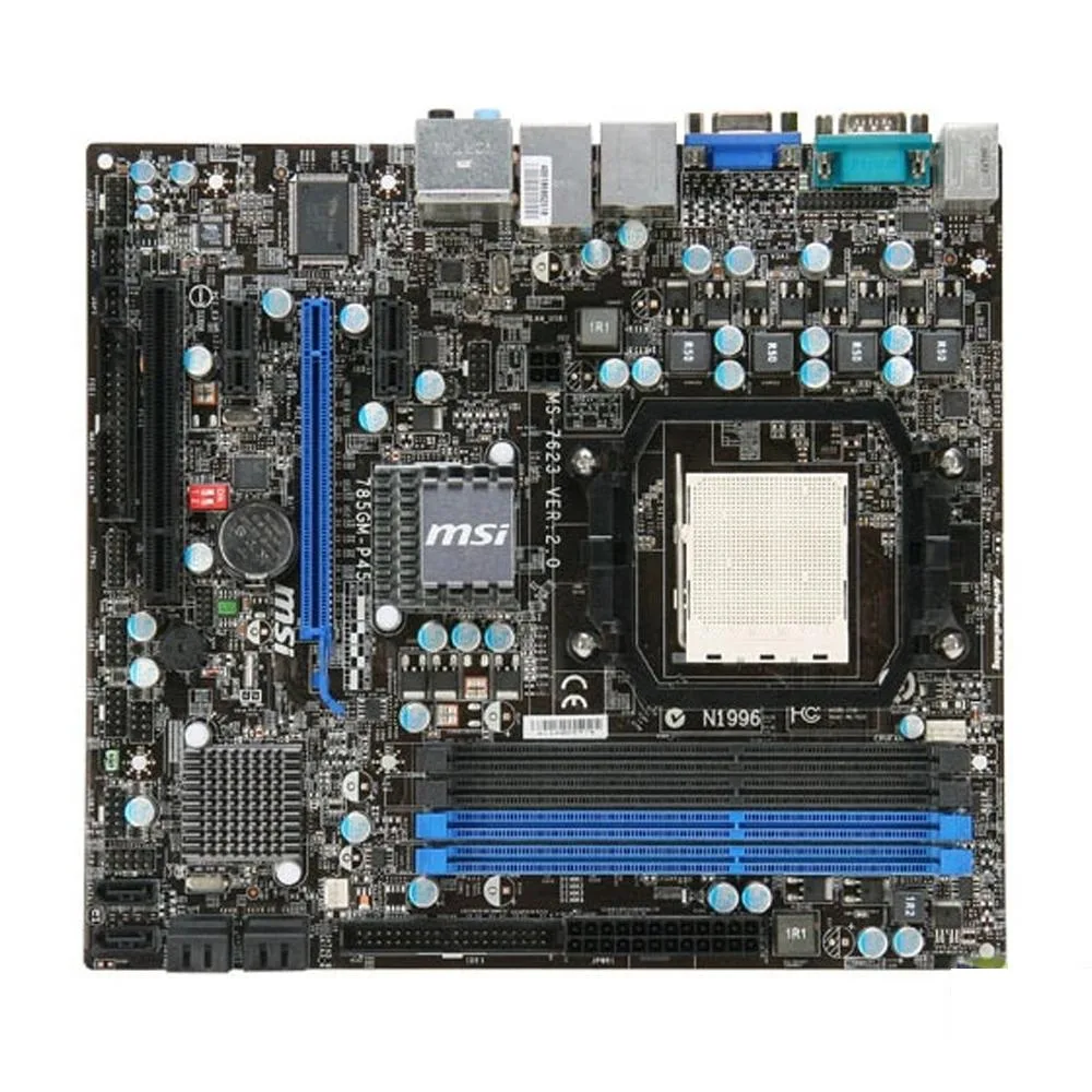MSI MSI 785GM-P45 AM3 AMD 785G DDR3 16GB micro ATX motherboard — product photo