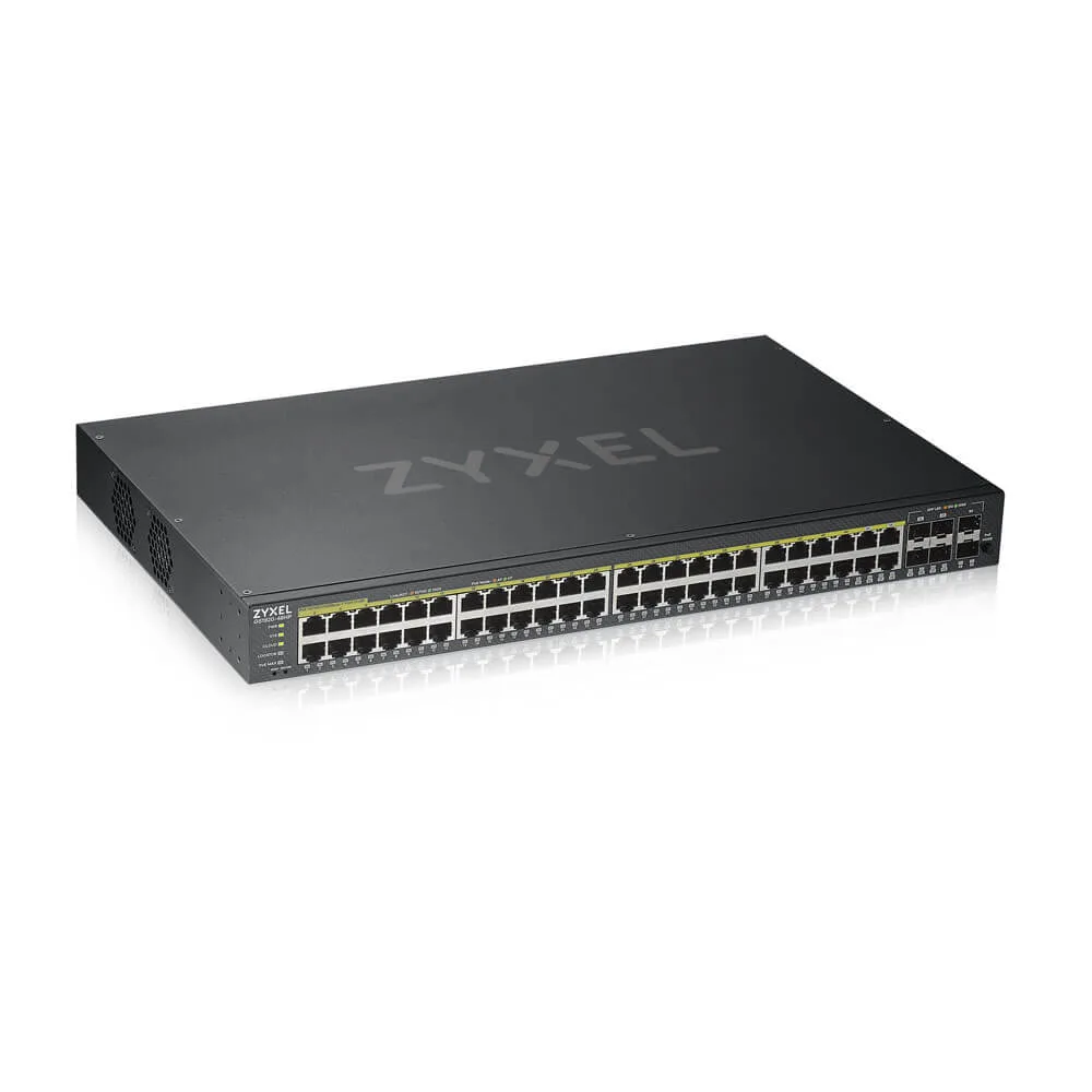 ZyXEL ZyXEL GS1920-48HPV2 48-port Gigabit PoE+ network switch 375W — product photo