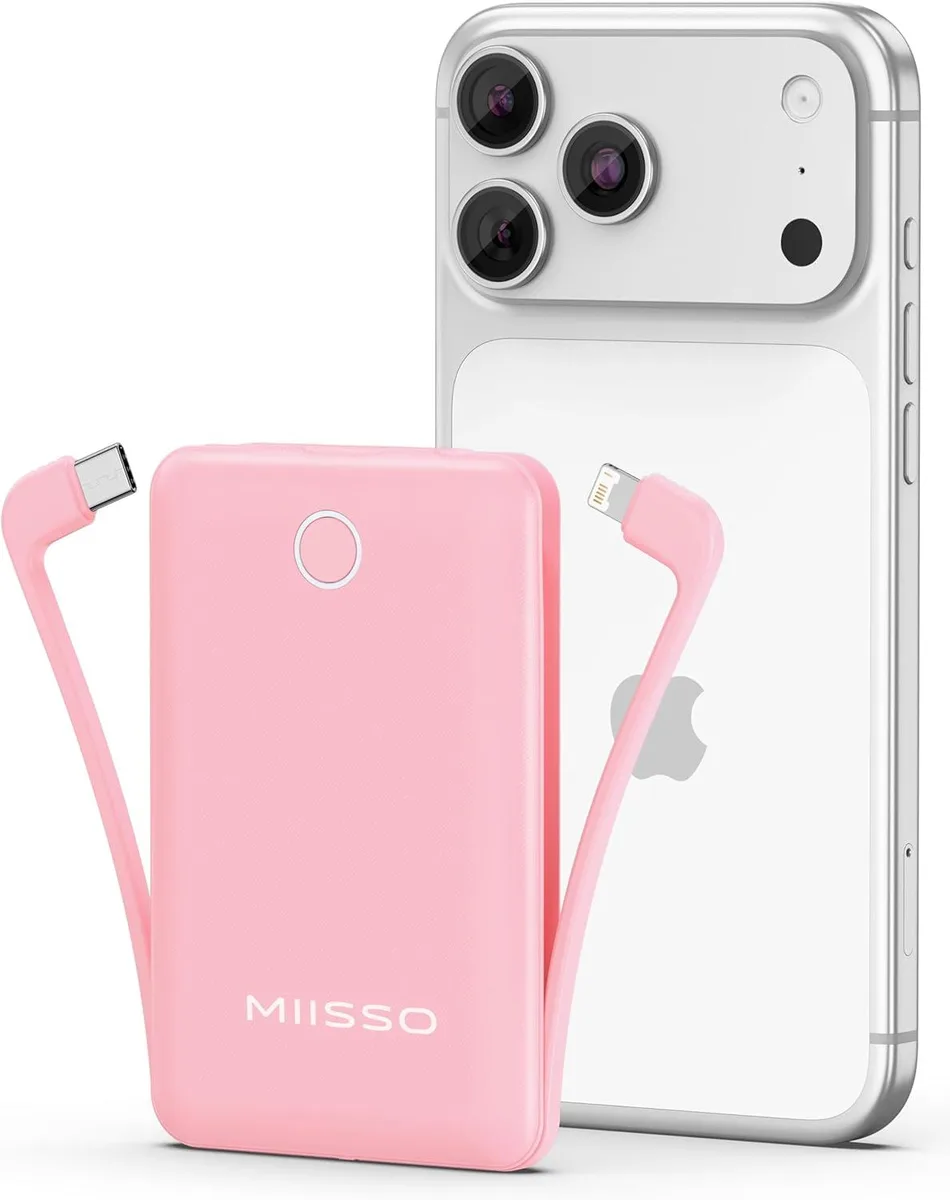 WOOJONG WOOJONG 10000mAh Power Bank Pink — product photo