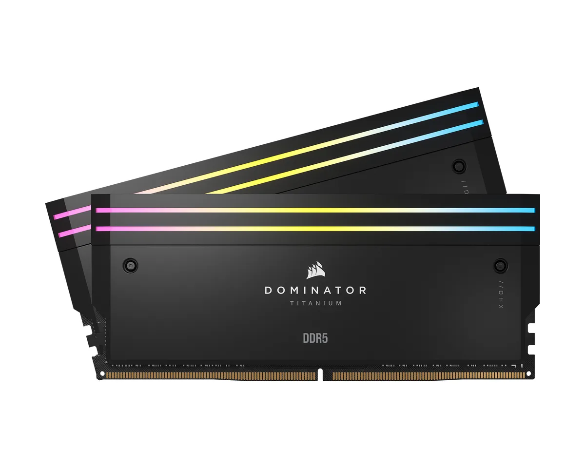 Corsair Corsair Dominator Titanium 32GB (2x16GB) DDR5 6000 CL30 desktop RAM CMP32GX5M2B6000C30 — product photo